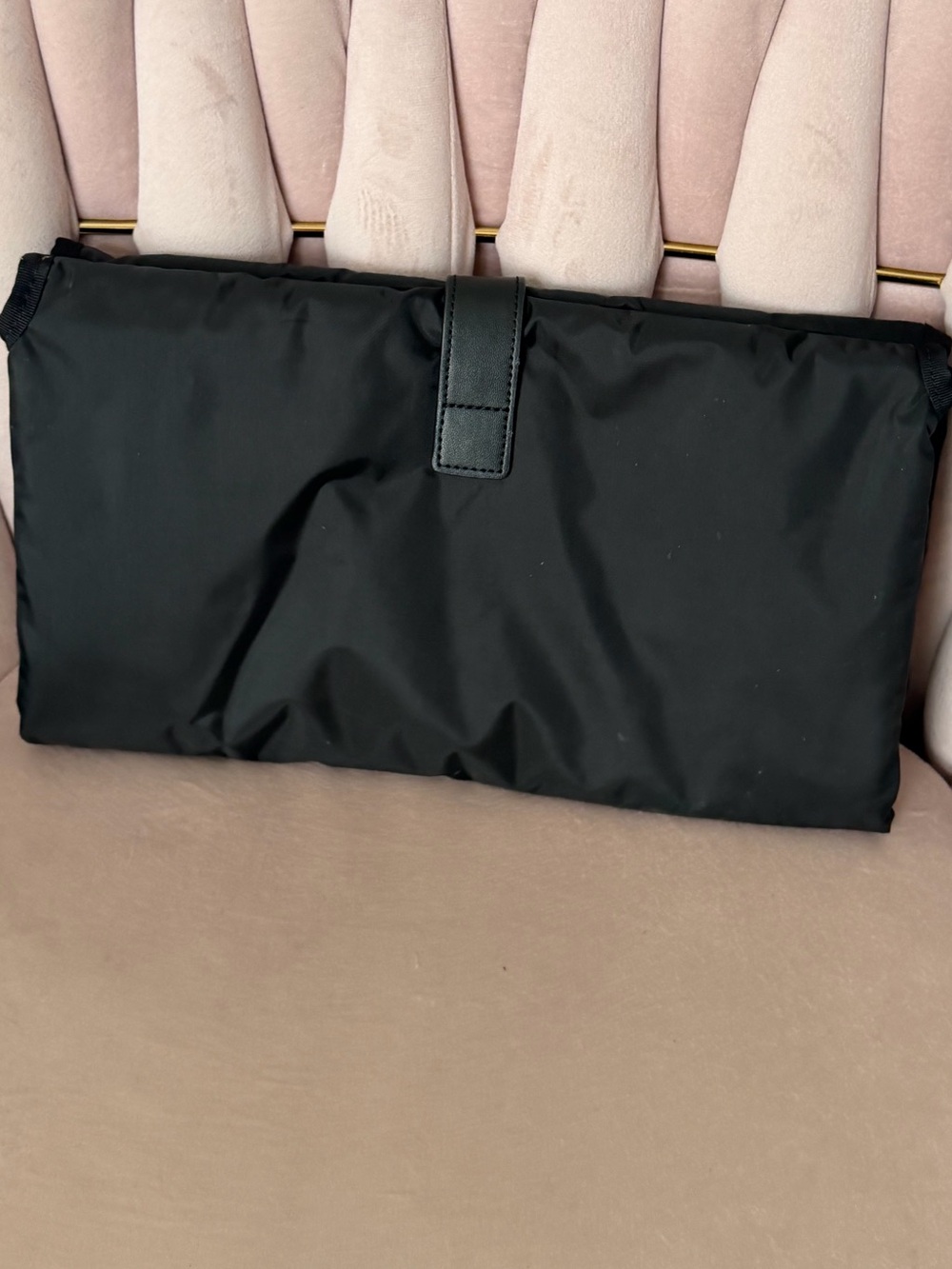Kate Spade ♠️ Black Nylon Diaper Changing Pad - Picture 6 of 13